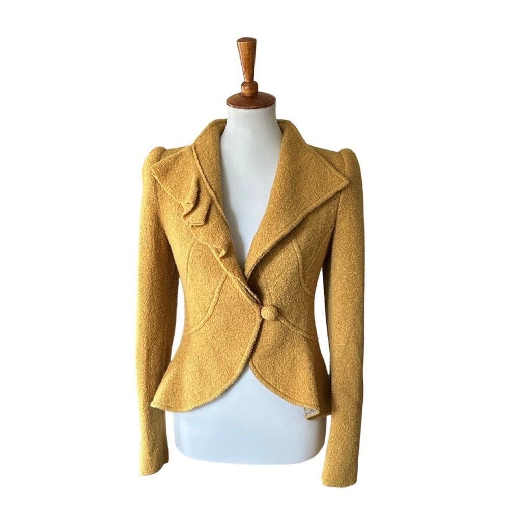 Vintage Nanette Lepore Architectural Peplum Blazer - Picture 5 of 7